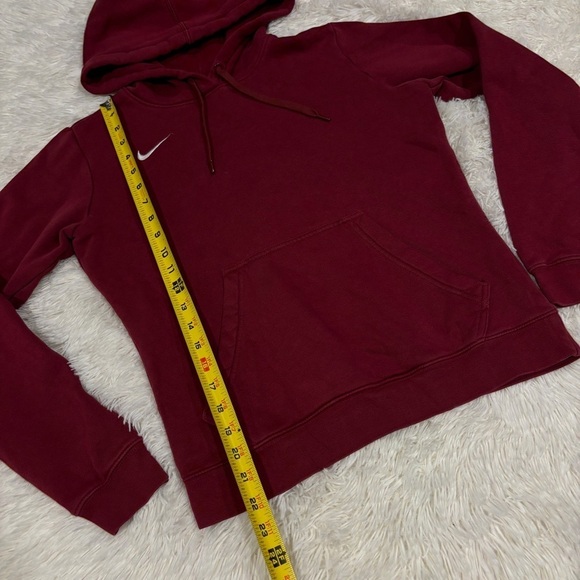 Nike Club Fleece Women's Training Hoodie In Team Cardinal Size Small - Picture 4 of 11